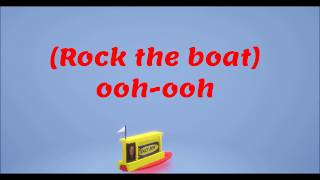 Miniatura de vídeo de "Rock the Boat (don't rock the boat baby)~ The Hues Corporation ~ LYRICS"