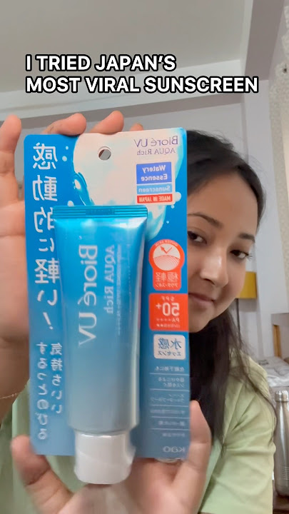 Biore UV aqua, Viral Japanese sunscreen #japaneseskincare #skincare #japan #koreanskincare