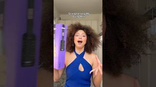 Straighten My Curly Hair With Me