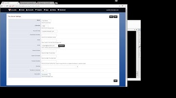 FusionPBX Create Fax Server