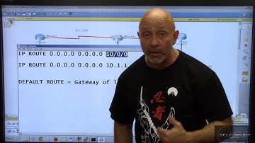CCNA Training Part 69 What are default routes & where do you configure them