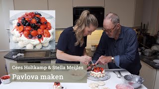 Cees en Stella maken pavlova