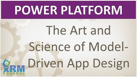 The Art and Science of Model-Driven App Design