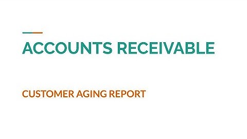 Intacct - AR Customer Aging Report LIVE SESSION 1.27.22