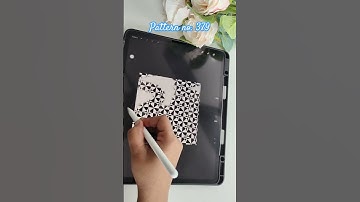 379-Geometric Pattern Procreate Brush #procreatebrushes #procreatedigitalart #procreate #satisfying