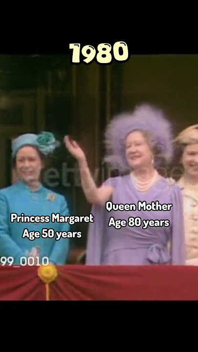 Queen Mother and Princess Margaret in 1980 ❤️😢 2002 Princess Margaret funeral