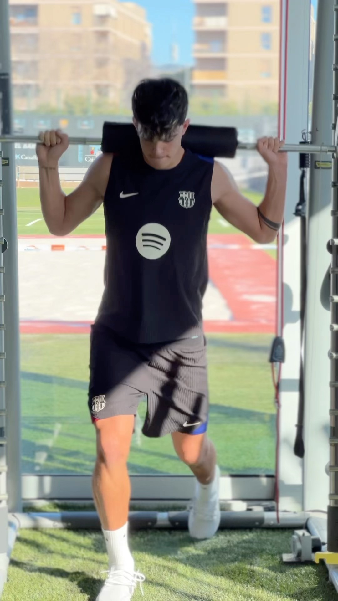 Bernal is working hard to come back stronger ? #fcbarcelona #shorts