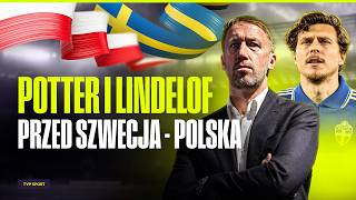 Graham Potter I Victor Lindelöf Przed Meczem Szwecja - Polska