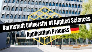 Darmstadt University of Applied Sciences Complete Application Process | Masters Germany 2022 screenshot 1
