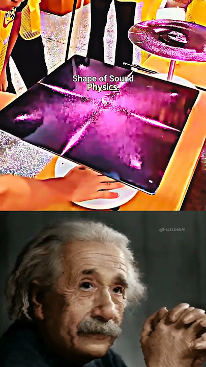 Shape of Sound is so Beautiful #sigmaphysicsteacher  🗿 #shorts #alberteinstein #physics