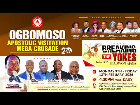 OGBOMOSHO MEGA CRUSADE 2026 DAY 1 09 02 2026 
