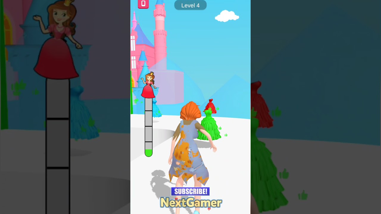 Princess Run 👸🏻💃Mobile Gameplay By NextGamer (Android,iOS) Level 4