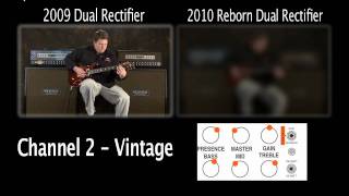 Mesa/Boogie Dual Rectifier 2010 vs 2009 Shootout Comparison