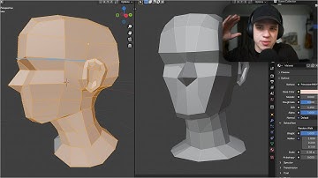 How to make low poly faces for games (blender tutorial)
