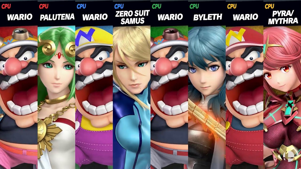 Super Smash Bros. Ultimate - Wario & Female Partner