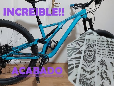 Protectores para el cuadro tipo tattuajes para la Specialized 