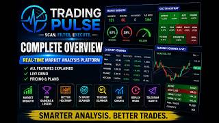 TradingPulse Dashboard Overview | Real-Time Stock Market Analysis Platform | Features Explained