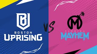 @BostonUprising   vs  @FLMayhem   | Summer Qualifiers West | Week 5 Day 2