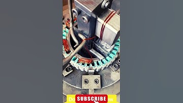 How to Use Automatic Winding Machines for Motor Coils #shorts