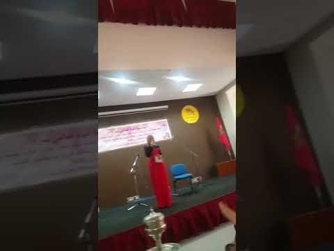 الفنانة والاعلامية نادين المليح تقدم فقرات الحفل البهيج بمناسبة اليوم العالمي للمرأة