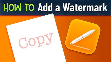 How to Add a Watermark in Pages on Mac – Step-by-Step Tutorial