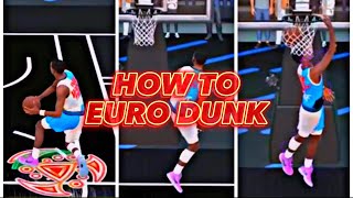 HOW TO EURO-STEP DUNK (NBA 2K23)
