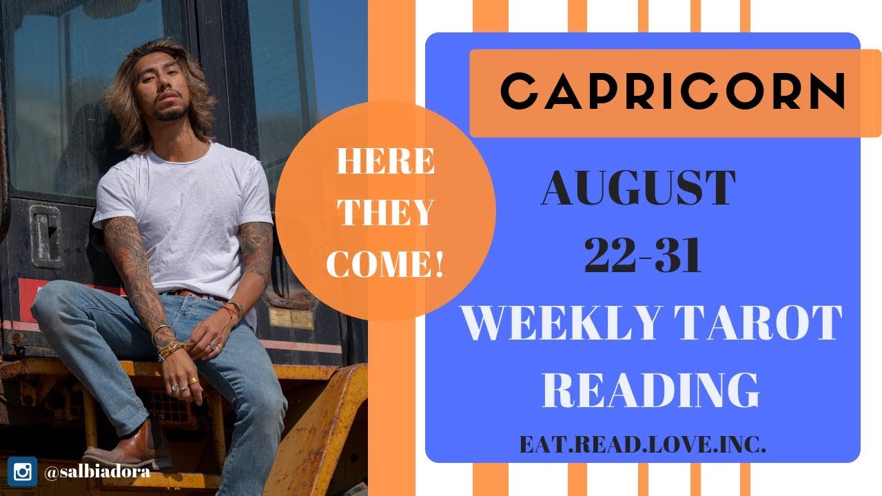 capricorn weekly 25 to 1 tarot video