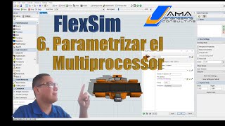 6. ¿Cómo Configurar el Multiprocessor en Flexsim?