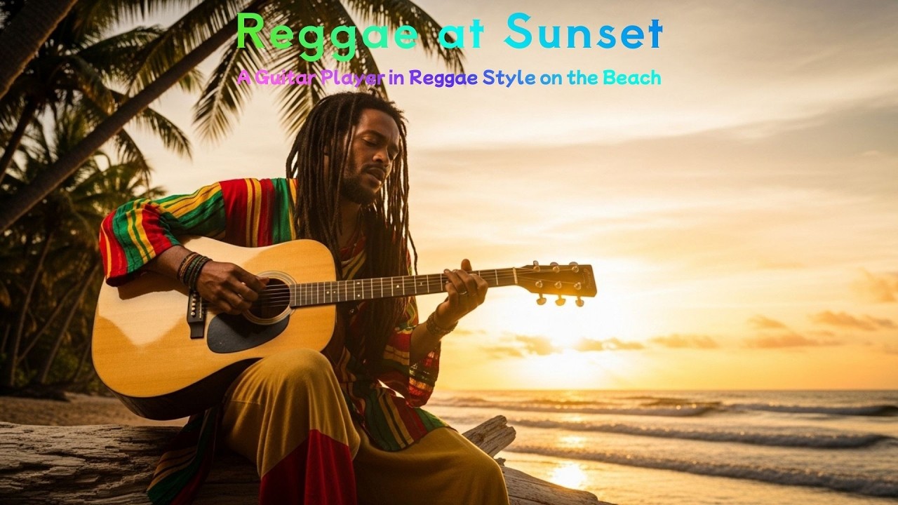 Sunset Beach Reggae 🎸 | Chill Guitar Vibes & Tropical Evening Mood