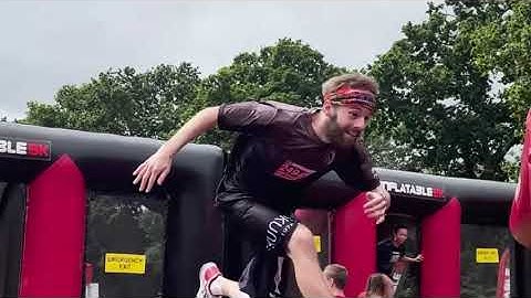 Inside the Inflatable 5k! #obstaclecourse