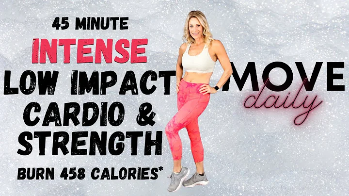 45 Minute INTENSE Low Impact Cardio and Strength |...