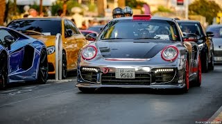 1300 HP Porsche 997 GT2 LOUD Driving Sounds in Cannes !