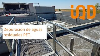 Depuración de aguas residuales reciclado de PET