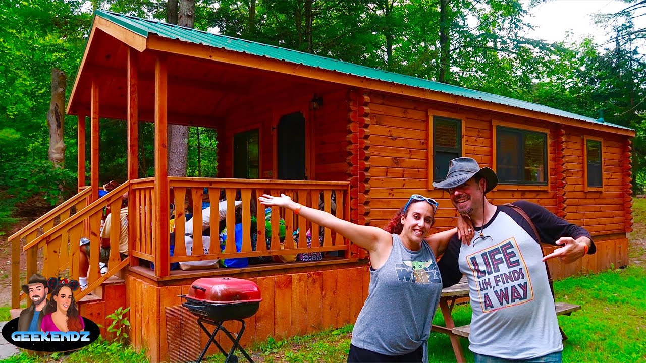 Our Cabin at Kittatinny Campground in Pennsylvania YouTube