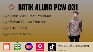 Baju Koko Pria Kemeja Batik muslim cowok Lengan Panjang Modern Full Furing Hem Batik Semi Sutra Pria Lengan Panjang Produksi Batik Solo trendyl