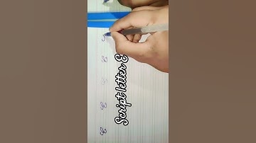 Capital Script letter "E" #handwriting #fontstyle #art #scripting #calligraphy #english #cursivelet