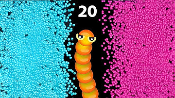 SNAKE IO🐍KING GLOW SNAKE🐍VS 1000 PRO GIANT SNAKES🐍EPIC SNAKEIO GAMEPLAY #snakegame #games