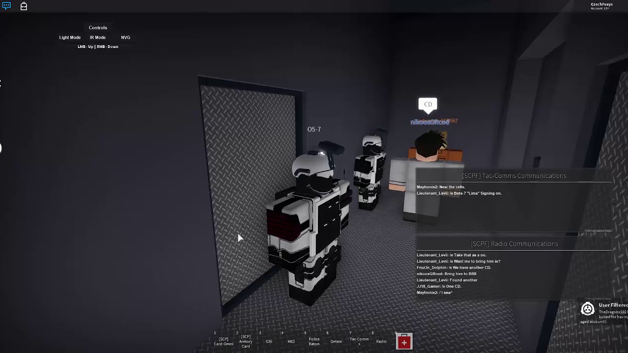 Roblox Saucycat S Scpf Scp 714 Sd View Youtube - scpf tactical response team roblox