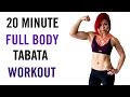 20 Minute Bodyweight Tabata Workout | Full Body HIIT!