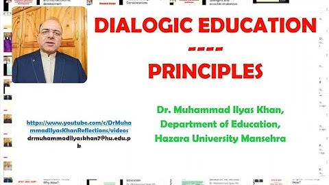 Dialogic Education: Principles