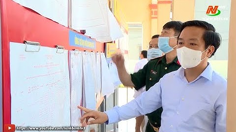 Kiểm tra công tác chuẩn bị bầu cử tại huyện Yên Khánh.