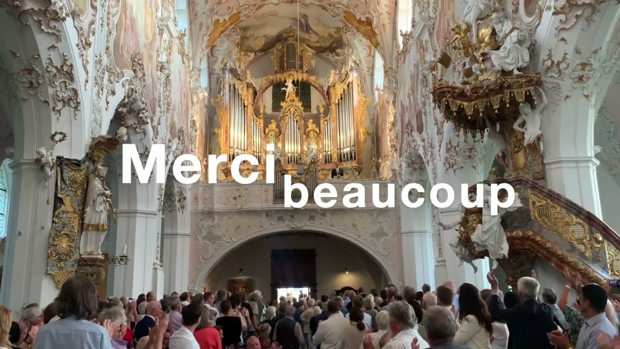 Olivier Latry an der Freywis-Orgel in Rottenbuch. Nun danket alle Gott - Improvisation.