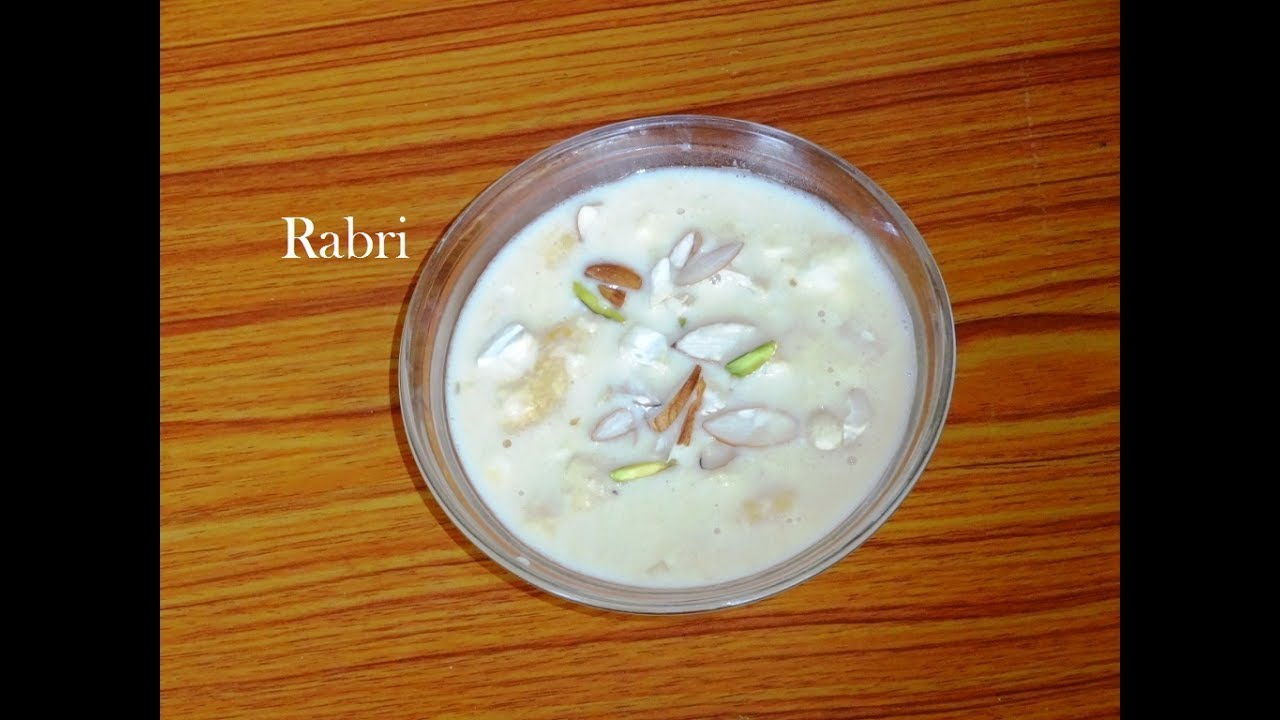 How To Make Rabri With Condensed Milk/Rabdi Recipe YouTube