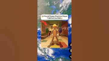 😰I Found Poppy Playtime Player On Google Earth 😳! #shorts #findmysterioussecrets