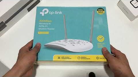 unboxing & review TP link wifi - configuration router