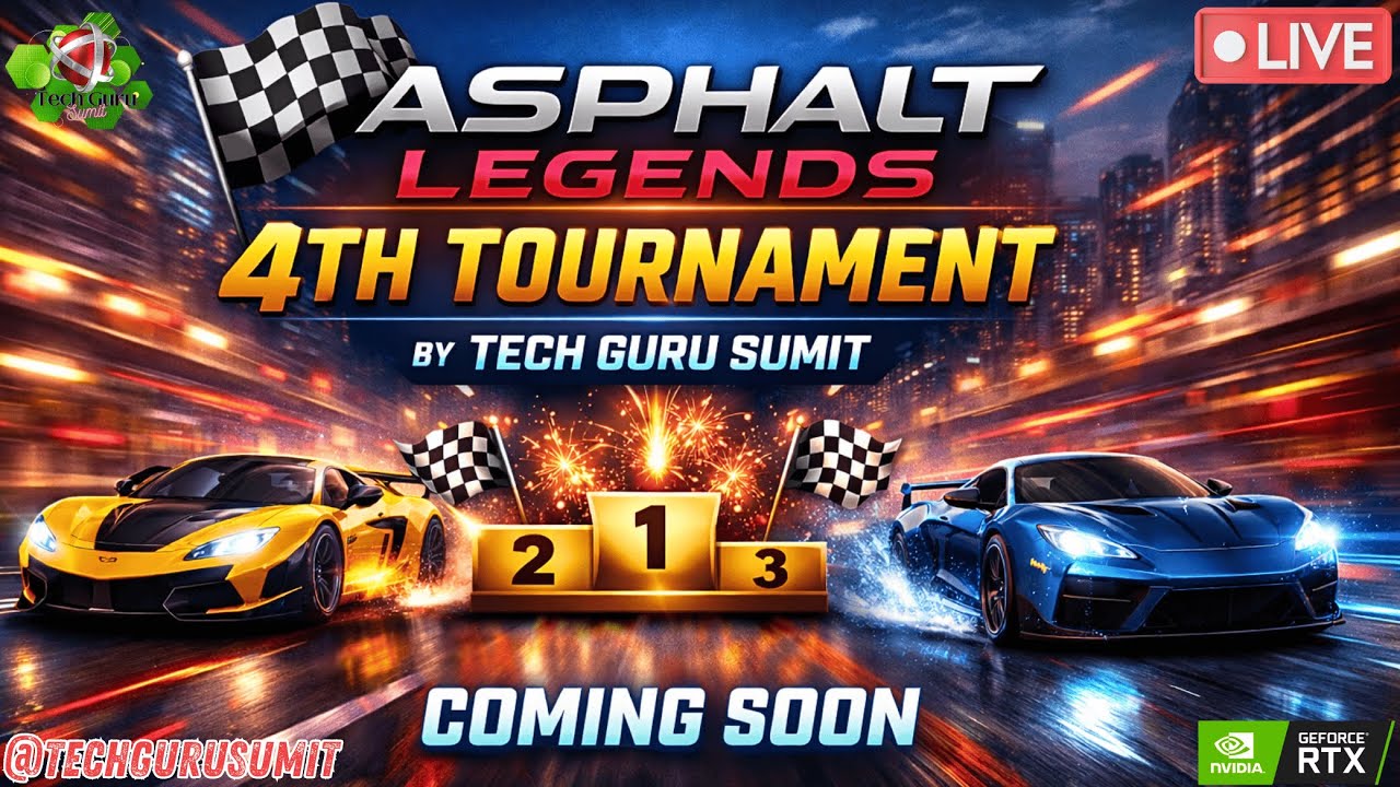 🔴New Asphalt Legends | 2k HDR| Live Stream | Tech Guru | Game Time