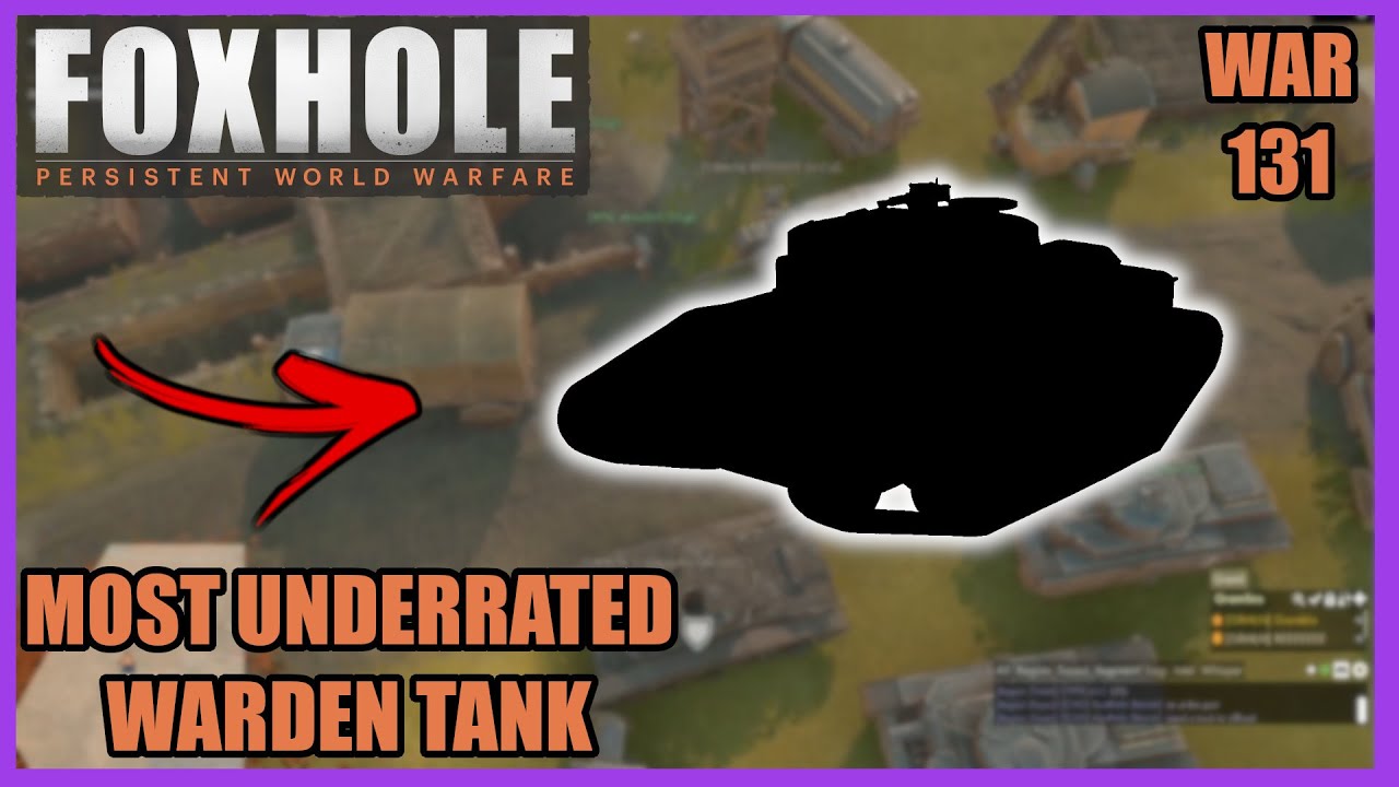 This is the MOST UNDERRATED Warden Tank - Foxhole War 131