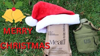 CHRISTMAS MRE - ROAST BEEF & ALL THE TRIMMINGS!