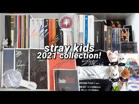 My Entire Stray Kids Collection 2021! Albums, Merch Signed Items