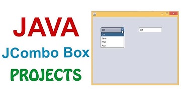 How to use JComboBox in Java